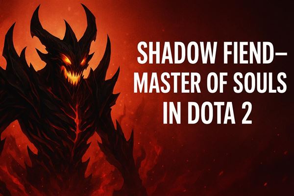 Shadow fiend - master of souls in dota 2